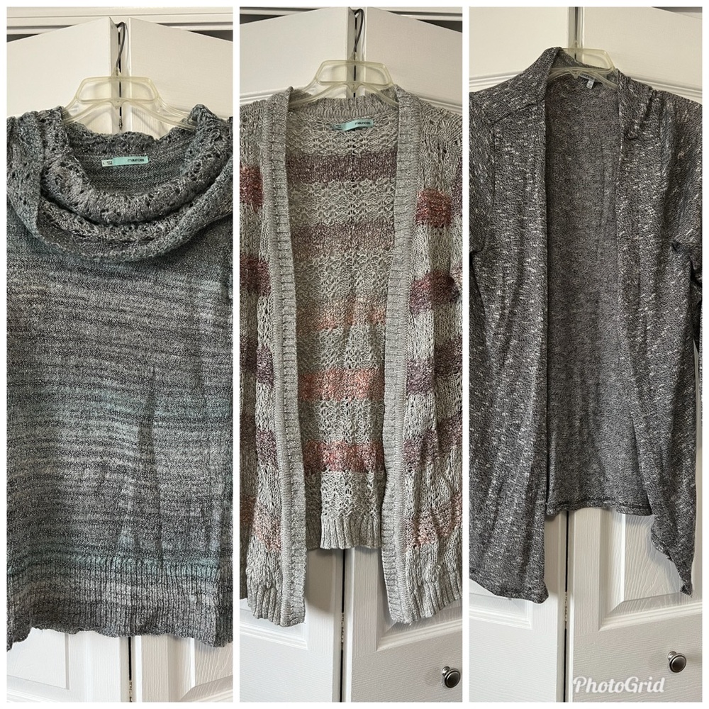 Maurices/Charlotte Russe Cardigan/Sweater Bundle